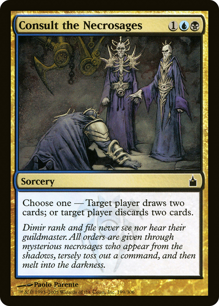 Consult the Necrosages [RAV - 199]