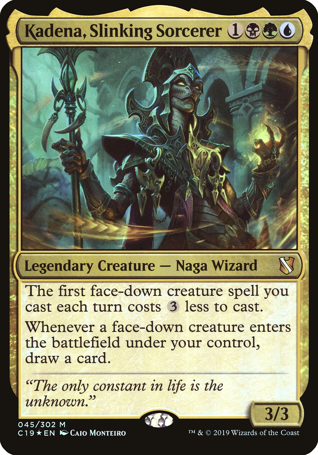 Kadena, Slinking Sorcerer (Commander 2019) [OVER - 45]