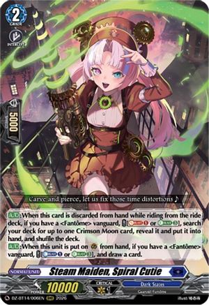 Steam Maiden, Spiral Cutie (DZ-BT14/006EN) - DZ-BT14: Envoys of the Crimson Moon