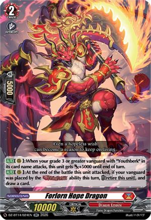 Forlorn Hope Dragon (DZ-BT14/024EN) - DZ-BT14: Envoys of the Crimson Moon