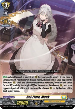 Bel-Fiore, Meak (DZ-BT14/034EN) - DZ-BT14: Envoys of the Crimson Moon