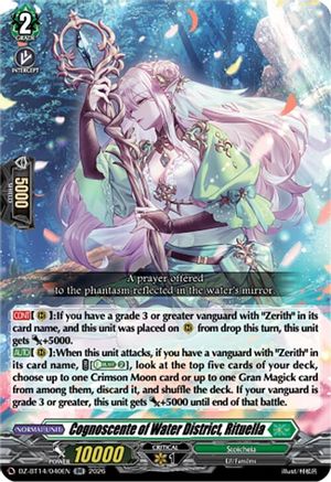 Cognoscente of Water District, Rituella (DZ-BT14/040EN) - DZ-BT14: Envoys of the Crimson Moon