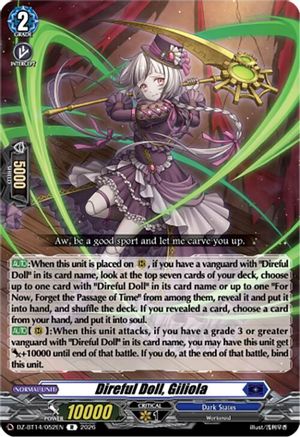 Direful Doll, Giliola (DZ-BT14/052EN) - DZ-BT14: Envoys of the Crimson Moon