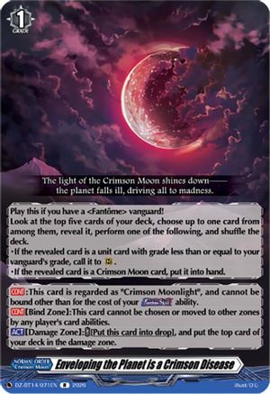 Enveloping the Planet is a Crimson Disease (DZ-BT14/071EN) - DZ-BT14: Envoys of the Crimson Moon