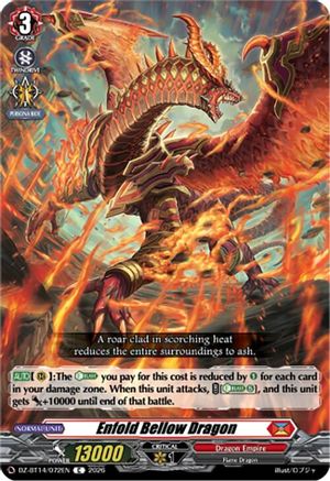 Enfold Bellow Dragon (DZ-BT14/072EN) - DZ-BT14: Envoys of the Crimson Moon