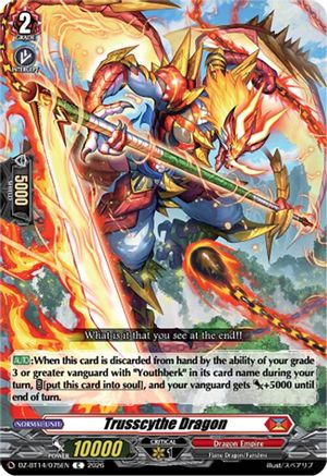 Trusscythe Dragon (DZ-BT14/075EN) - DZ-BT14: Envoys of the Crimson Moon