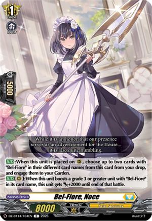 Bel-Fiore, Noce (DZ-BT14/104EN) - DZ-BT14: Envoys of the Crimson Moon