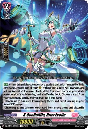 X-CeeDaNCe, Dras Evolia (DZ-BT14/119EN) - DZ-BT14: Envoys of the Crimson Moon