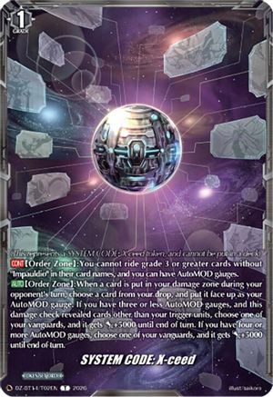 SYSTEM CODE: X-ceed (DZ-BT14/T02EN) - DZ-BT14: Envoys of the Crimson Moon