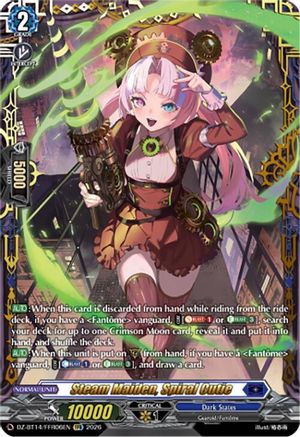 Steam Maiden, Spiral Cutie (FFR) (DZ-BT14/FFR06EN) - DZ-BT14: Envoys of the Crimson Moon