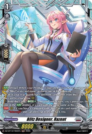 Blitz Designer, Razent (FR) (DZ-BT14/FR22EN) - DZ-BT14: Envoys of the Crimson Moon
