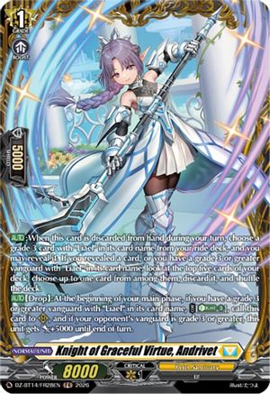 Knight of Graceful Virtue, Andrivet (FR) (DZ-BT14/FR28EN) - DZ-BT14: Envoys of the Crimson Moon