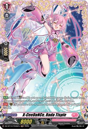 X-CeeDaNCe, Rada Tisple (FR) (DZ-BT14/FR46EN) - DZ-BT14: Envoys of the Crimson Moon