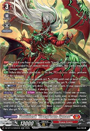 Youthberk "DraegForm: Dynast" (SR) (DZ-BT14/SR02EN) - DZ-BT14: Envoys of the Crimson Moon