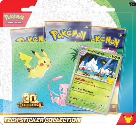 30th Celebration Tech Sticker Collection [Alolan Exeggutor] - LIMIT 2