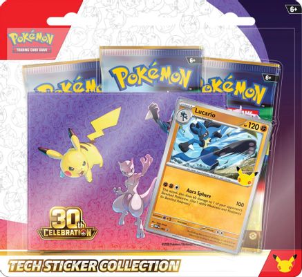 30th Celebration Tech Sticker Collection [Lucario] - LIMIT 2