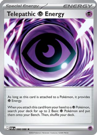 Telepathic Psychic Energy 088/088  Deck Exclusives - Rare