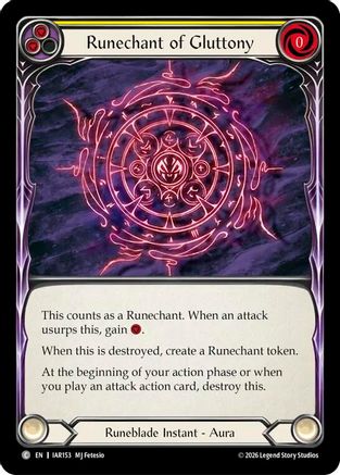 Runechant of Gluttony (IAR153) - Usurp the Shadow Throne