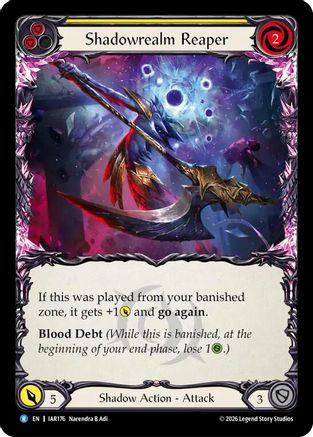 Shadowrealm Reaper (IAR176) - Usurp the Shadow Throne Rainbow Foil