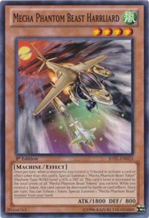Mecha Phantom Beast Harrliard (JOTL-EN025) - Judgment of the Light 1st Edition