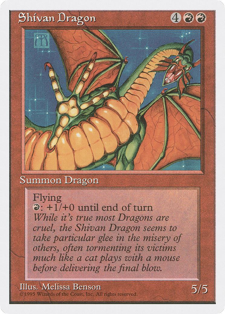 Shivan Dragon [4ED - N/A]