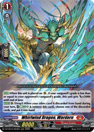 Whirlwind Dragon, Wardorn (DZ-SS15/003EN) - DZ-SS15: The Legendary Vanguards