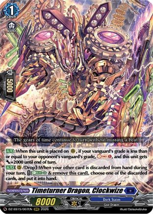 Timeturner Dragon, Clockwize (DZ-SS15/007EN) - DZ-SS15: The Legendary Vanguards