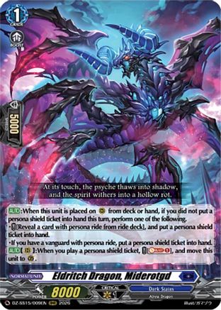 Fiendish Misfortune Dragon, Miderotgd (DZ-SS15/009EN) - DZ-SS15: The Legendary Vanguards