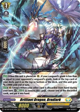 Brilliant Dragon, Bradiark (DZ-SS15/017EN) - DZ-SS15: The Legendary Vanguards