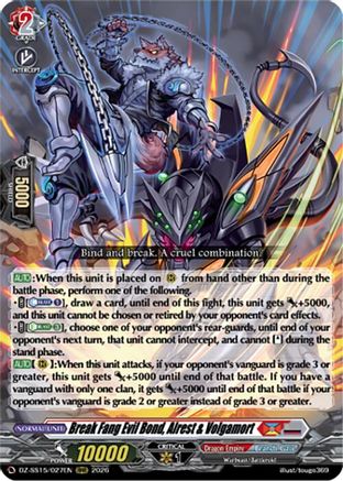 Break Fang Evil Bond, Alrest & Volgamort (DZ-SS15/027EN) - DZ-SS15: The Legendary Vanguards