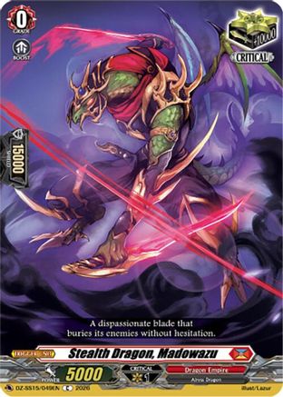 Stealth Dragon, Madowazu (DZ-SS15/049EN) - DZ-SS15: The Legendary Vanguards