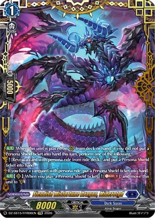 Fiendish Misfortune Dragon, Miderotgd (FFR) (DZ-SS15/FFR06EN) - DZ-SS15: The Legendary Vanguards