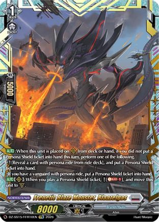 Frenetic Blaze Monster, Blaazelgas (FFR) (DZ-SS15/FFR10EN) - DZ-SS15: The Legendary Vanguards