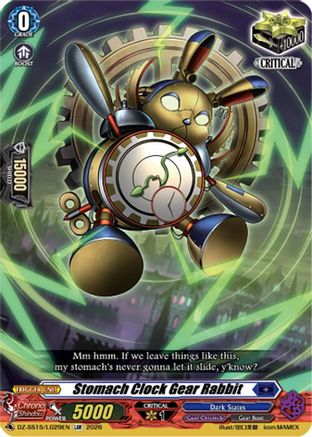 Stomach Clock Gear Rabbit (DZ-SS15/LG29EN) - DZ-SS15: The Legendary Vanguards