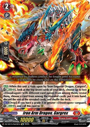 Iron Arm Dragon, Gargrex (DZ-SS15/Re03EN) - DZ-SS15: The Legendary Vanguards