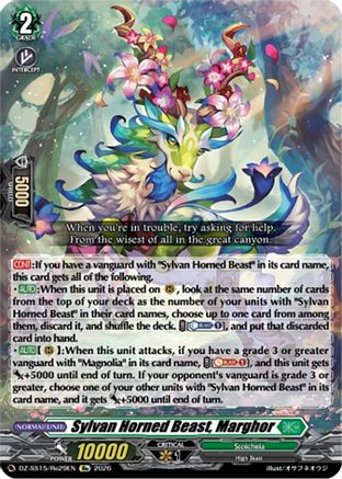 Sylvan Horned Beast, Marghor (DZ-SS15/Re29EN) - DZ-SS15: The Legendary Vanguards