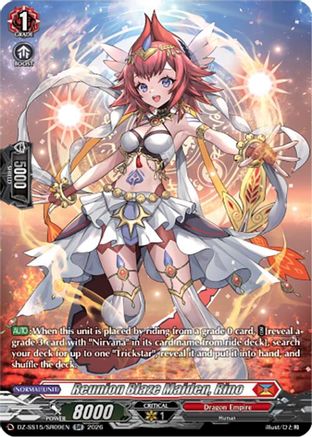 Reunion Blaze Maiden, Rino (SR) (DZ-SS15/SR09EN) - DZ-SS15: The Legendary Vanguards
