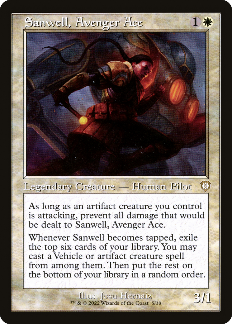 Sanwell, Avenger Ace (Retro Frame) [BRC - 5]