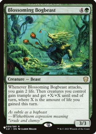 Blossoming Bogbeast (LIST-059) - The List Reprints
