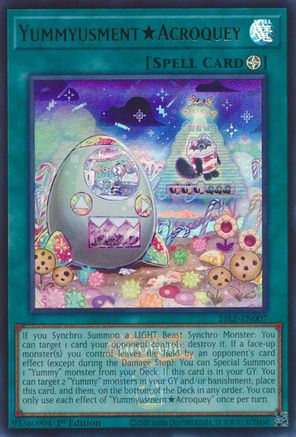 YummyusmentAcroquey (Emblazoned) (26LP-EN007) - Limited Pack World Championship 2026 1st Edition
