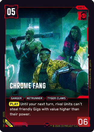 Chrome Fang (B002) - Embracing Power  Beta Starter Deck