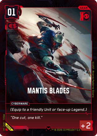 Mantis Blades (B025) - Welcome to Night City  Beta