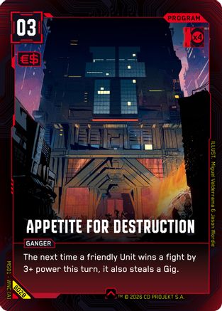 Appetite for Destruction (B028) - Welcome to Night City  Beta
