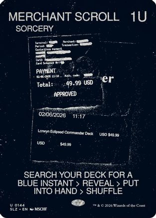 Merchant Scroll (0144) (SLZ-144) - Secret Lair x MSCHF: The Zeta Set