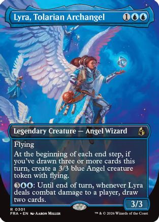 Lyra, Tolarian Archangel (Borderless) (FRA-301) - Reality Fracture Foil