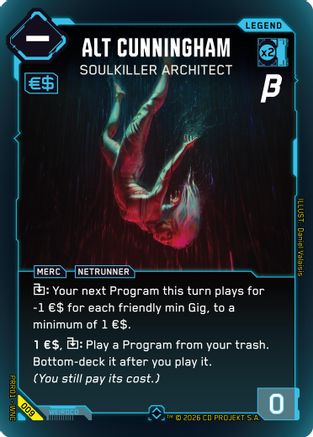 Alt Cunningham - Soulkiller Architect (009) - PreRelease Beta Foil