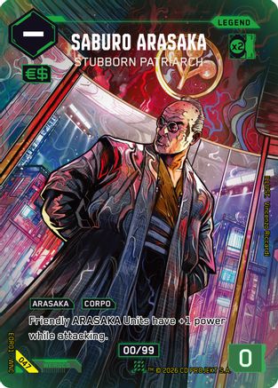 Saburo Arasaka - Stubborn Patriarch (047) - Edgerunner Open Season 1 Foil