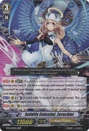 Solidify Celestial, Zerachiel (BT11/002EN) - BT11: Seal Dragons Unleashed
