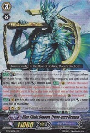 Blue Flight Dragon, Trans-core Dragon (BT11/S07EN) - BT11: Seal Dragons Unleashed