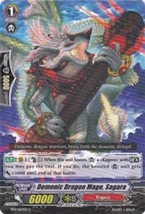Demonic Dragon Mage, Sagara (BT11/067EN) - BT11: Seal Dragons Unleashed